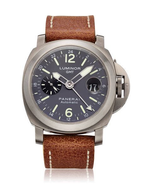 panerai titanium watch|Panerai luminor gmt titanium.